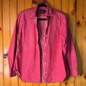 Woolrich Crimson Button Down Shirt